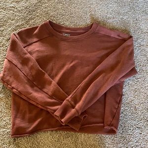 cropped aerie crew neck